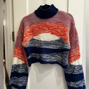 VERO MODA turtleneck cropped sweater